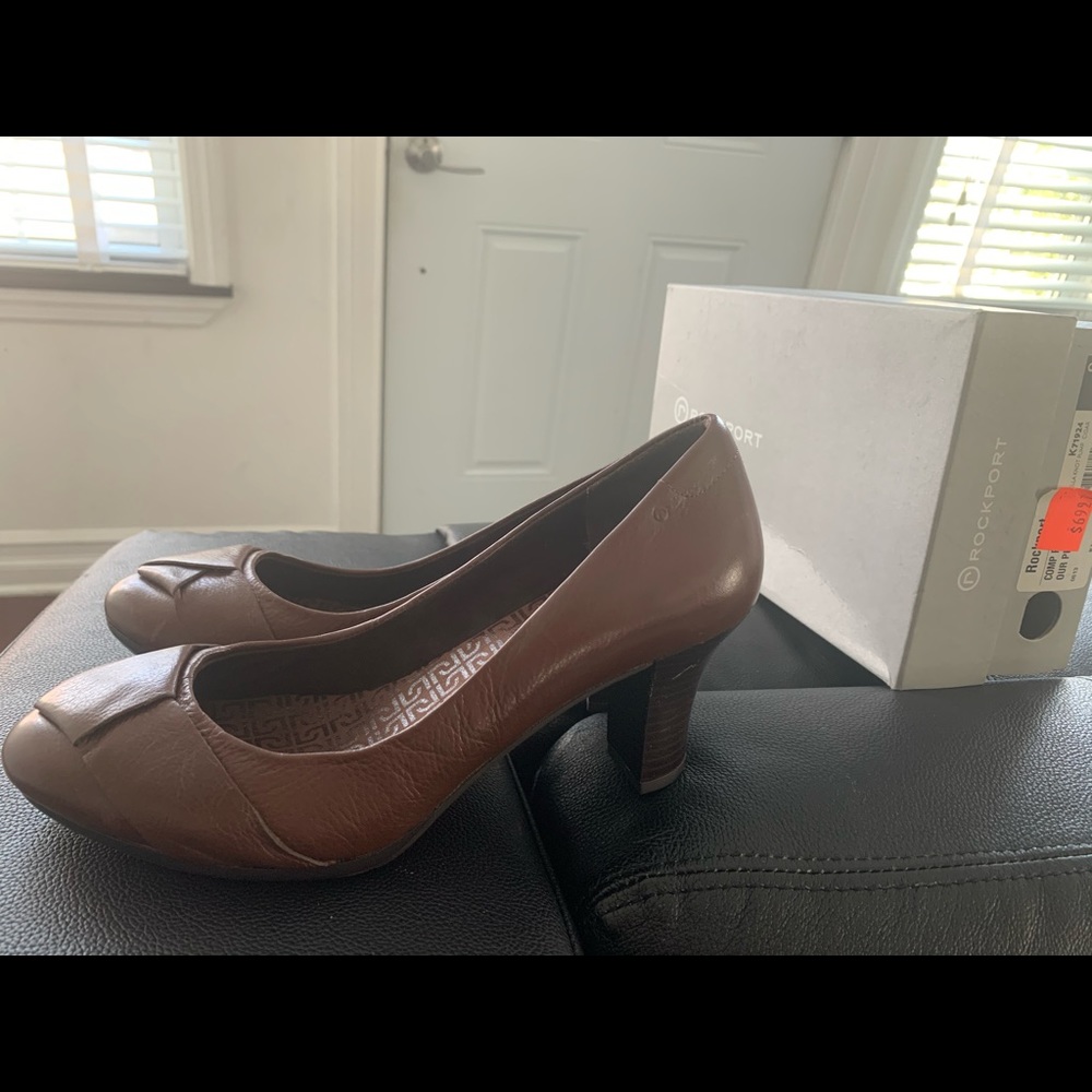 Rockport Leather Heels Adiprene by Adidas Size 9